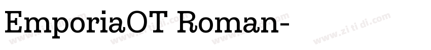 EmporiaOT Roman字体转换